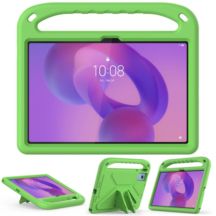 Чохол Deexe KickStand Cover для Lenovo Idea Tab (TB336) / Tab K11 Gen 2 - Green: фото 2 з 6
