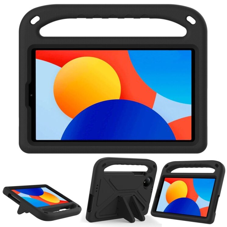 Чехол Deexe KickStand Cover для Xiaomi Redmi Pad SE 8.7 4G - Black: фото 2 из 7