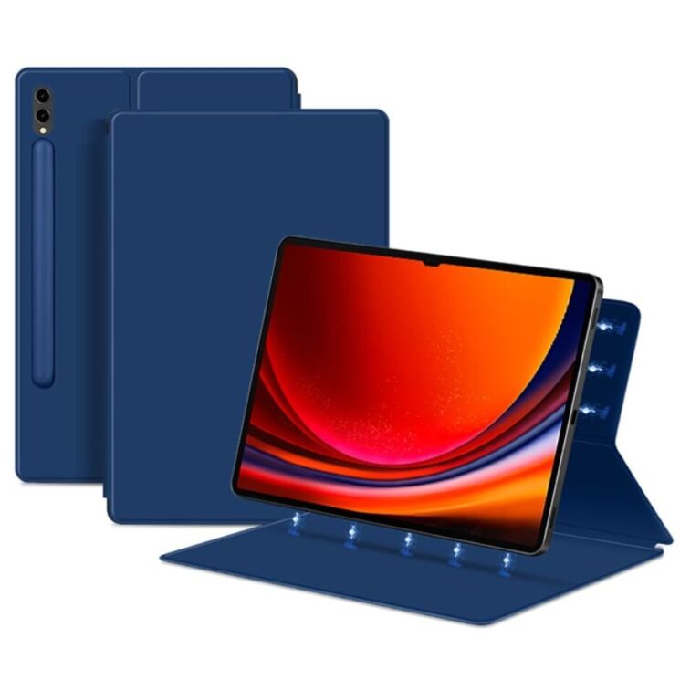 Чехол Deexe Magnetic Case для Samsung Galaxy Tab S9 Ultra (X910/916) - Blue: фото 2 из 6