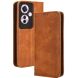 Чехол Deexe Retro Style для OPPO Reno 11 F - Brown (351911Z). Фото 1 из 7