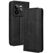 Чохол Deexe Retro Style для Realme GT 7 Pro - Black (377219B)