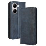 Чохол Deexe Retro Style для Xiaomi Poco X7 Pro - Blue (371713L)