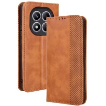 Чехол Deexe Retro Style для Xiaomi Redmi Note 14 Pro - Brown: фото 1 из 7
