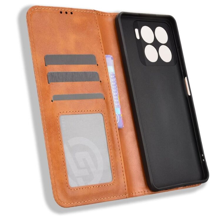 Чехол-книжка Deexe Retro Style для ZTE Blade A56 - Brown: фото 5 из 18