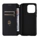 Чехол Deexe Rhombus Book для Motorola Edge 60 / Edge 60 Fusion - Black (379608B). Фото 3 из 10