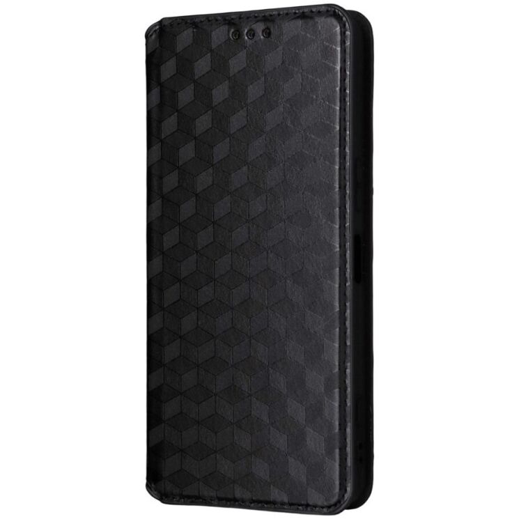 Чехол Deexe Rhombus Book для Motorola Edge 60 / Edge 60 Fusion - Black: фото 7 из 10