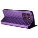 Чехол Deexe Rhombus Book для Motorola Edge 60 Pro - Purple (381705V). Фото 5 из 9