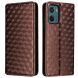 Чохол Deexe Rhombus Book для Motorola Moto G05 / Moto E15 - Brown (372702Z). Фото 1 з 10