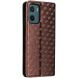 Чохол Deexe Rhombus Book для Motorola Moto G05 / Moto E15 - Brown (372702Z). Фото 8 з 10