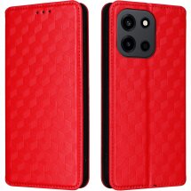 Чохол Deexe Rhombus Book для OnePlus Nord 6 - Red: фото 1 з 10