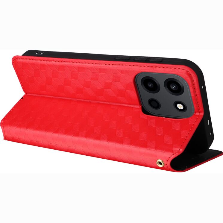 Чохол Deexe Rhombus Book для OnePlus Nord 6 - Red (411901R) Чохол Deexe Rhombus Book для OnePlus Nord 6 - Red: фото 4 з 10