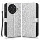 Чехол Deexe Rhombus Book для TECNO Spark 20 Pro+ - Silver (351207S). Фото 1 из 7