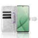 Чехол Deexe Rhombus Book для TECNO Spark 20 Pro+ - Silver (351207S). Фото 2 из 7