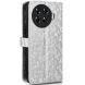 Чехол Deexe Rhombus Book для TECNO Spark 20 Pro+ - Silver (351207S). Фото 6 из 7
