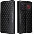 Чехол Deexe Rhombus Book для Xiaomi Poco F9 Ultra - Black (430113B)