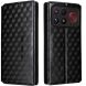 Чехол Deexe Rhombus Book для Xiaomi Poco F9 Ultra - Black (430113B). Фото 1 из 10
