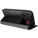 Чехол Deexe Rhombus Book для Xiaomi Poco F9 Ultra - Black (430113B). Фото 5 из 10