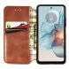 Чехол Deexe Rhombus Wallet для Motorola Moto G24 Power - Brown (347906Z). Фото 2 из 6