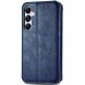Чехол Deexe Rhombus Wallet для Samsung Galaxy A35 (A356) - Blue (348086L). Фото 5 из 6
