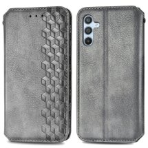 Чехол Deexe Rhombus Wallet для Samsung Galaxy A36 (A366) / A56 (A566) - Grey: фото 1 из 9