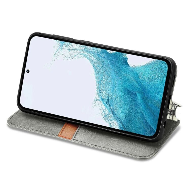 Чехол Deexe Rhombus Wallet для Samsung Galaxy A36 (A366) / A56 (A566) - Grey: фото 3 из 9