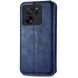 Чехол Deexe Rhombus Wallet для Xiaomi 13T / 13T Pro - Blue (338476L). Фото 6 из 10