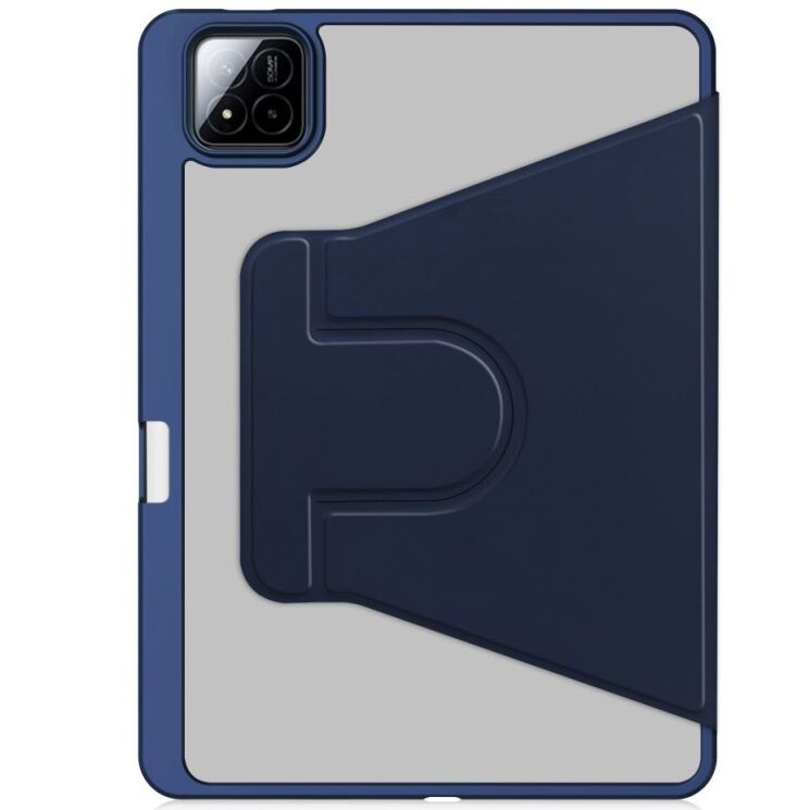Чехол Deexe Rotary Case для Xiaomi Pad 7 / 7 Pro - Dark Blue: фото 2 из 7
