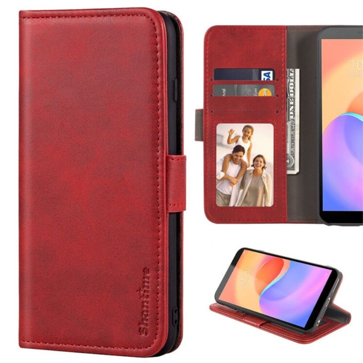 Чохол Deexe Shantime Case для ZTE Blade A31 Plus - Red: фото 1 з 6