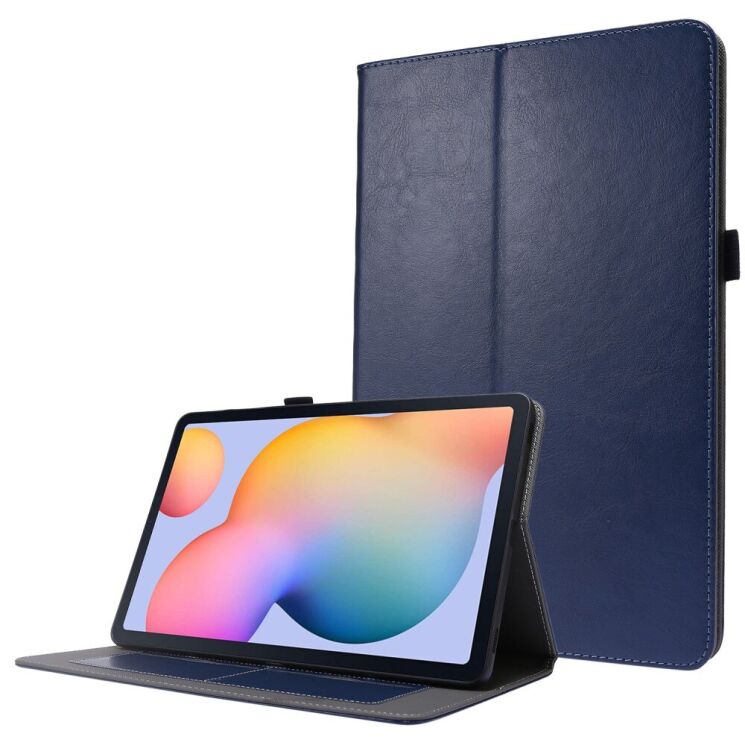 Чохол Deexe Stand Case для Samsung Galaxy Tab S7 (T870/875) / S8 (X700/706) - Blue: фото 1 з 8