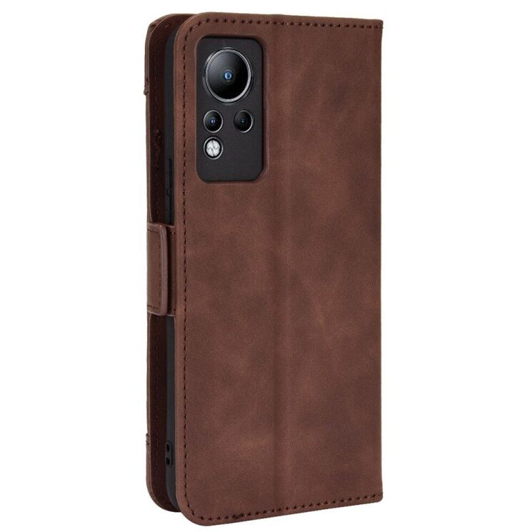 Чохол-книжка з кишеньками Deexe Wallet Stand для Infinix Note 11 (X663B) / Note 12 (X663) - Brown: фото 5 з 9
