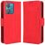 Чехол Deexe Wallet Stand для Motorola Edge 40 Neo - Red: фото 1 из 7