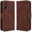 Чехол Deexe Wallet Stand для Motorola Moto G85 - Brown (357010Z)