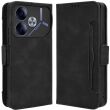 Чехол Deexe Wallet Stand для TECNO Pova 6 - Black (354102B)