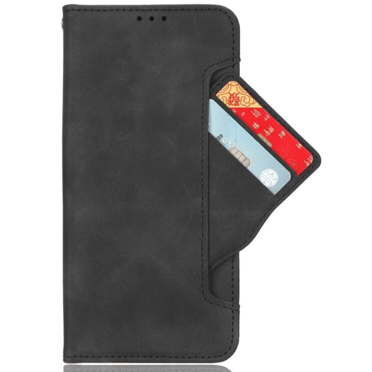 Чехол Deexe Wallet Stand для TECNO Pova 6 - Black: фото 4 из 8