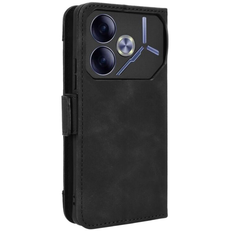Чехол Deexe Wallet Stand для TECNO Pova 6 - Black: фото 6 из 8