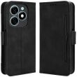 Чехол Deexe Wallet Stand для TECNO Spark 20 / Infinix Smart 8 Plus - Black (345502B)