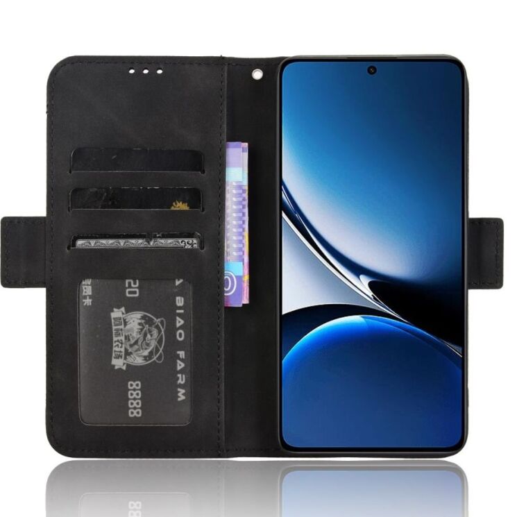 Чохол Deexe Wallet Stand для Xiaomi Poco X7 Pro - Black: фото 3 з 7
