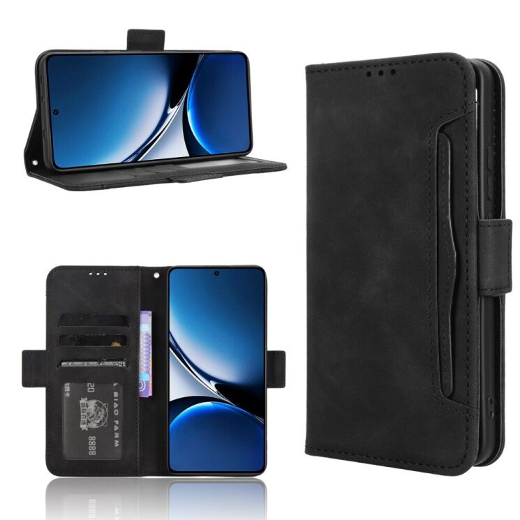 Чохол Deexe Wallet Stand для Xiaomi Poco X7 Pro - Black: фото 7 з 7