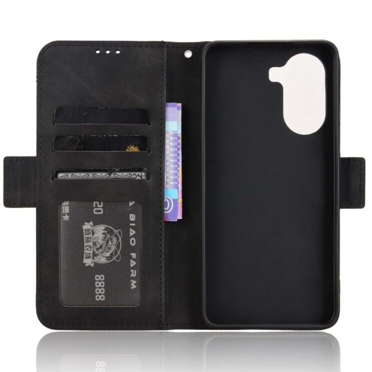 Чохол Deexe Wallet Stand для Xiaomi Poco X7 Pro - Black: фото 4 з 7