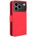 Чехол Deexe Wallet Stand для ZTE Blade A76 - Red (402902R). Фото 6 из 15