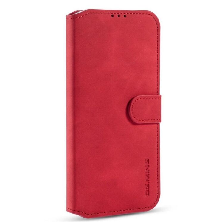 Чехол DG.MING Retro Style для Samsung Galaxy A12 (A125) / A12 Nacho (A127) / M12 (M127) - Red: фото 2 из 10