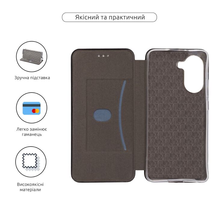 Чехол-книжка ArmorStandart G-Case для Xiaomi Poco X7 Pro - Black: фото 3 из 3
