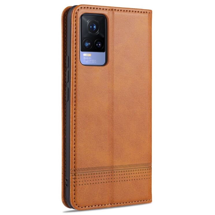 Чохол-книжка AZNS Classic Series для VIVO V21e - Brown: фото 3 з 10