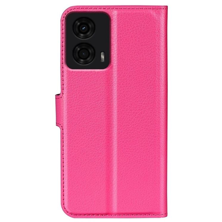 Чехол-книжка Deexe Book Type для Motorola Moto G24 / G04 / G04s / E14 - Rose: фото 5 из 8