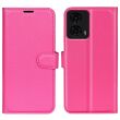 Чехол-книжка Deexe Book Type для Motorola Moto G24 / G04 / G04s / E14 - Rose (347824M)