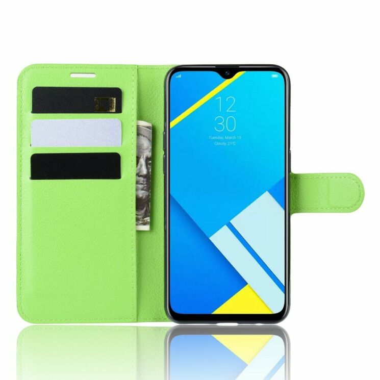 Чехол-книжка Deexe Book Type для Realme C2 - Green: фото 4 из 6