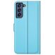 Чехол-книжка Deexe Book Type для Samsung Galaxy S21 FE (G990) - Blue (230627L). Фото 4 из 8