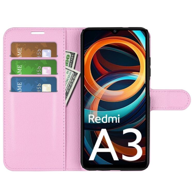 Чохол-книжка Deexe Book Type для Xiaomi Redmi A3 - Pink: фото 2 з 6