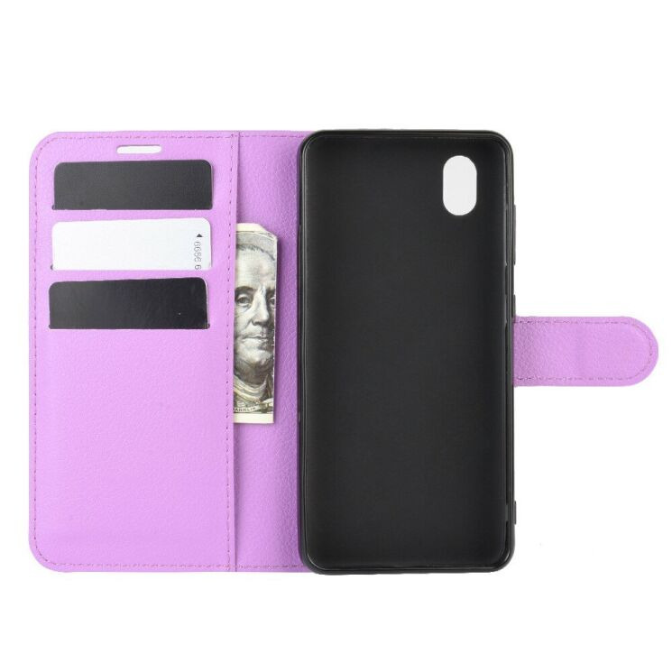 Классический чехол-книжка Deexe Book Type для ZTE Blade A3 (2020) - Purple: фото 3 из 6