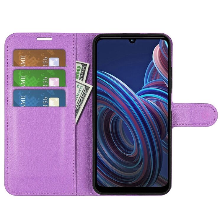 Чехол-книжка Deexe Book Type для ZTE Blade A72 5G - Purple: фото 2 из 6
